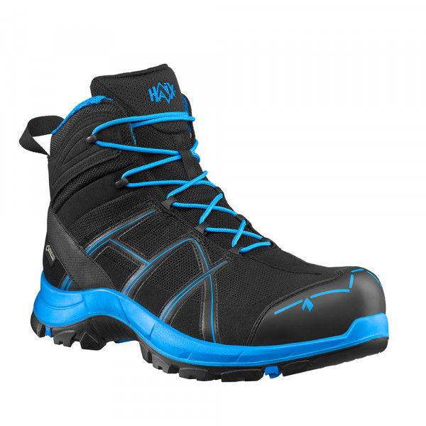 B+S Bamberg HAIX Sicherheitsstiefel BLACK EAGLE Safety 40.1 mid/black-blue