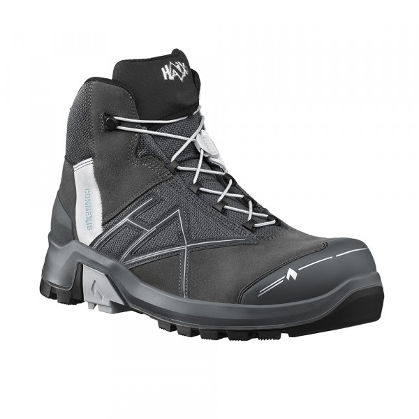 B+S Bamberg HAIX Sicherheitsstiefel CONNEXIS Safety+ GTX mid grey-silver