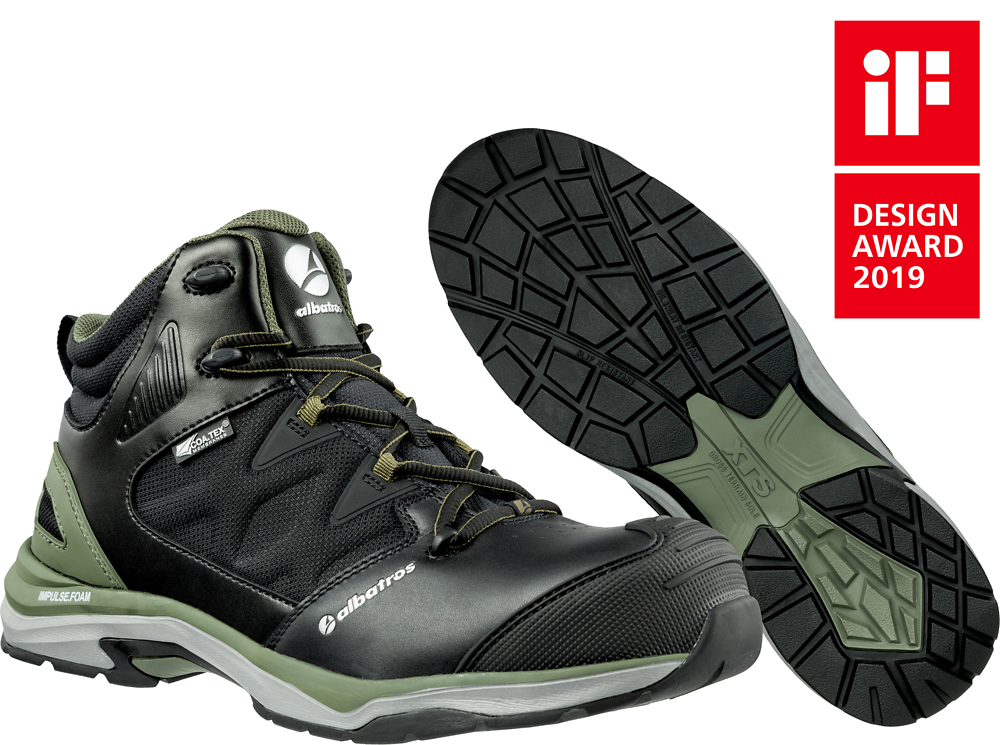B+S Bamberg Albatros Sicherheitsschuh S3 ULTRATRAIL OLIVE CTX MID