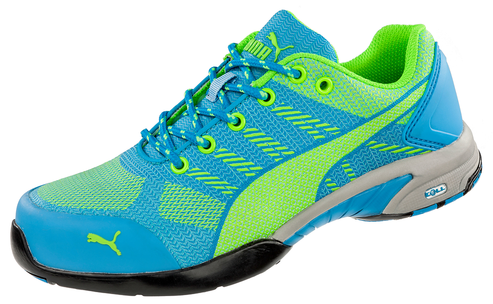 B+S Bamberg Puma Damen Sicherheitsschuh S1P Celerity Knit Blue Wns Low