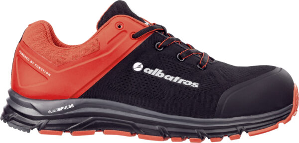 B+S Bamberg Albatros Sicherheitsschuh S1P LIFT RED IMPULSE LOW