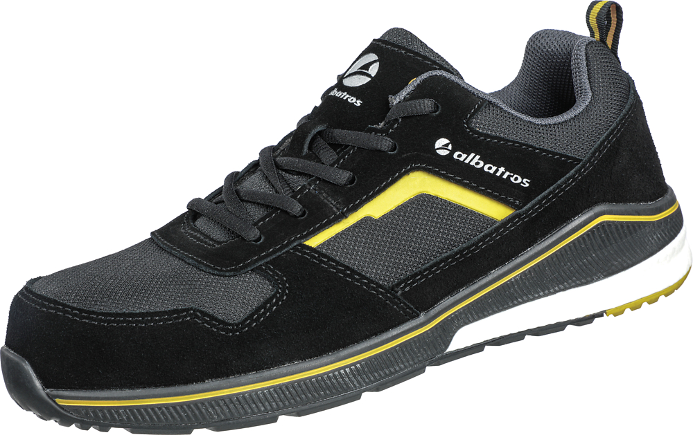 B+S Bamberg Albatros Sicherheitsschuh S3 COURT BLACK LOW