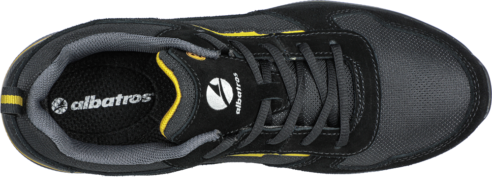 B+S Bamberg Albatros Sicherheitsschuh S3 COURT BLACK LOW