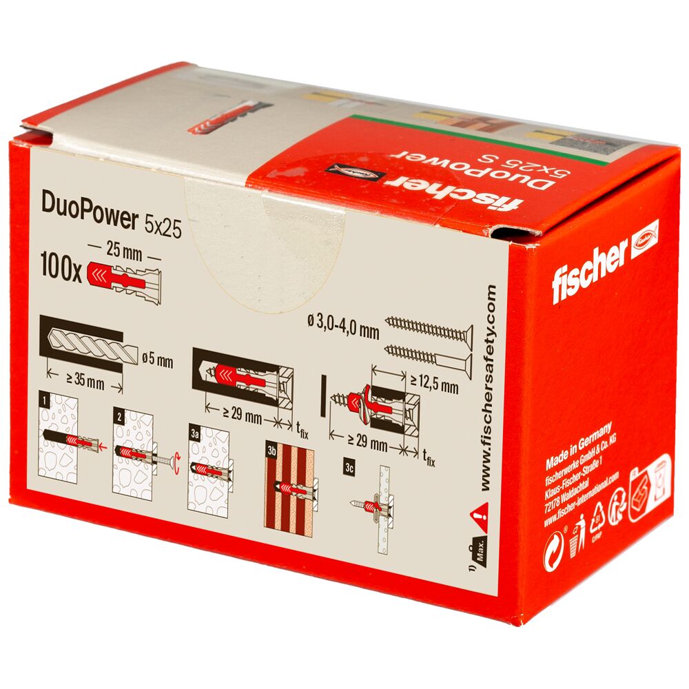 B+S Bamberg GmbH fischer DuoPower Dübel