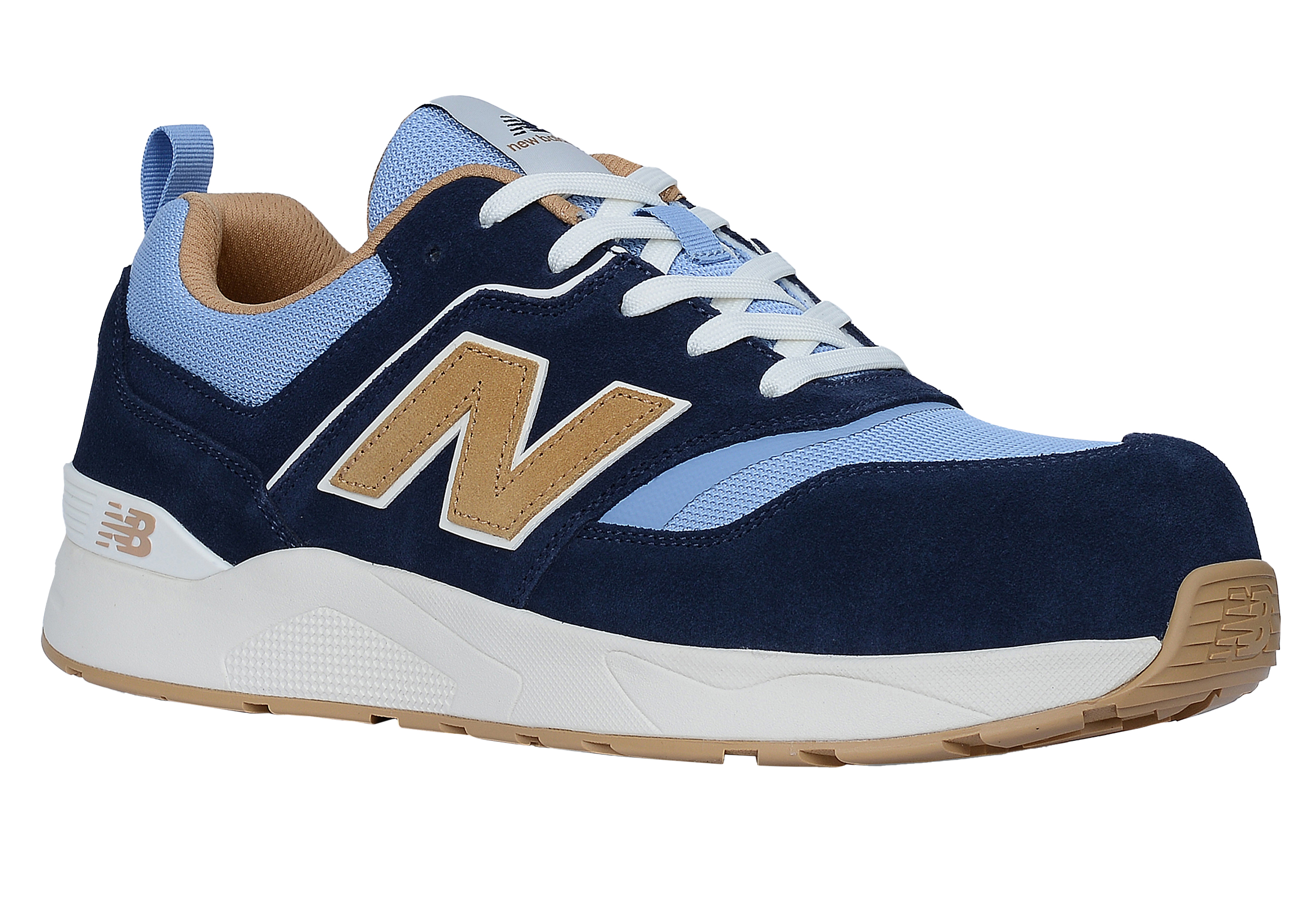 B+S Bamberg New Balance Sicherheitsschuh Meelcap Elite Lite S1 blau/coffee
